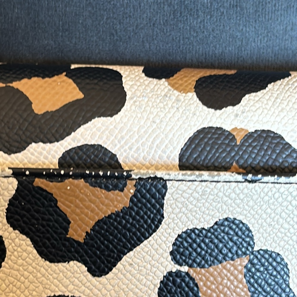 Coach Leopard Print Women's Clutch wallet with slim envelopes pouch - Picture 5 of 12